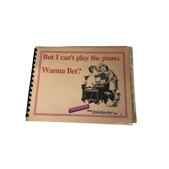 Yamaha You Are The Artist Disklavier Piano But I Can't Play the Piano Music Book - Picture 1 of 6